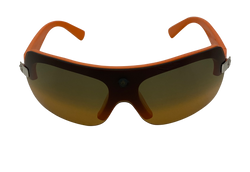 Versace Gafas de Sol,Montura al Aire,Pasta,Naranja,Mod4018,C,3